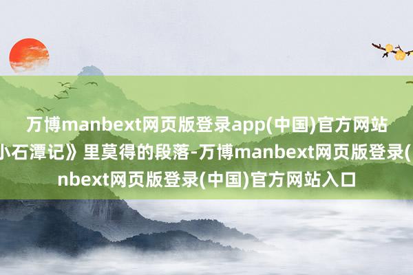 万博manbext网页版登录app(中国)官方网站“AI居然诬捏了《小石潭记》里莫得的段落-万博manbext网页版登录(中国)官方网站入口